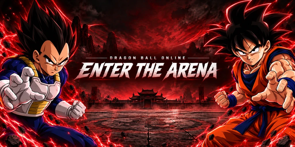 Vegeta and Goku — Enter the Arena